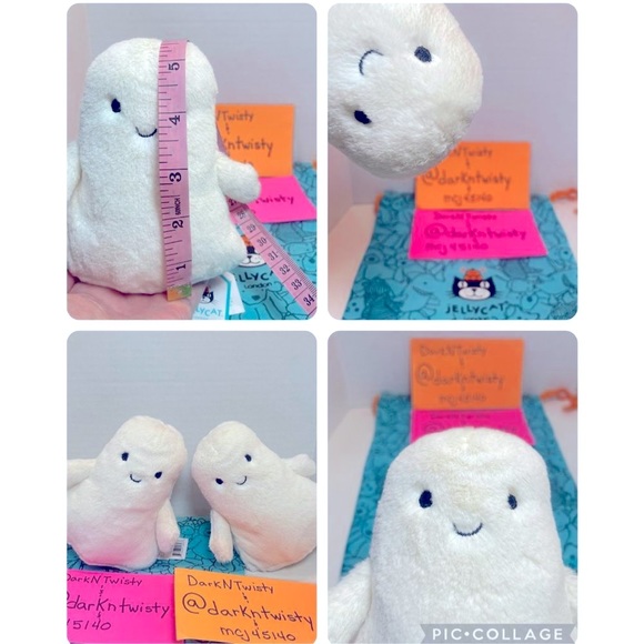 1 OWNER NEVER THRIFTS NO ODOR JELLYCAT OOKY GHOST ORIGINAL RELEASE - Picture 11 of 13